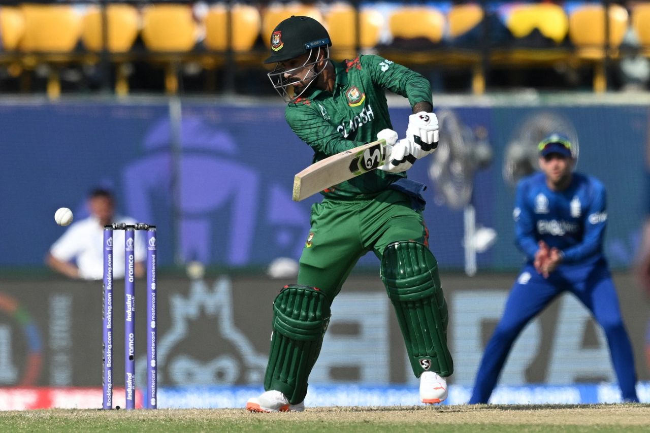 Litton Das raced to a 38-ball fifty against England, Bangladesh vs England, Dharamsala, ODI World Cup, October 10, 2023