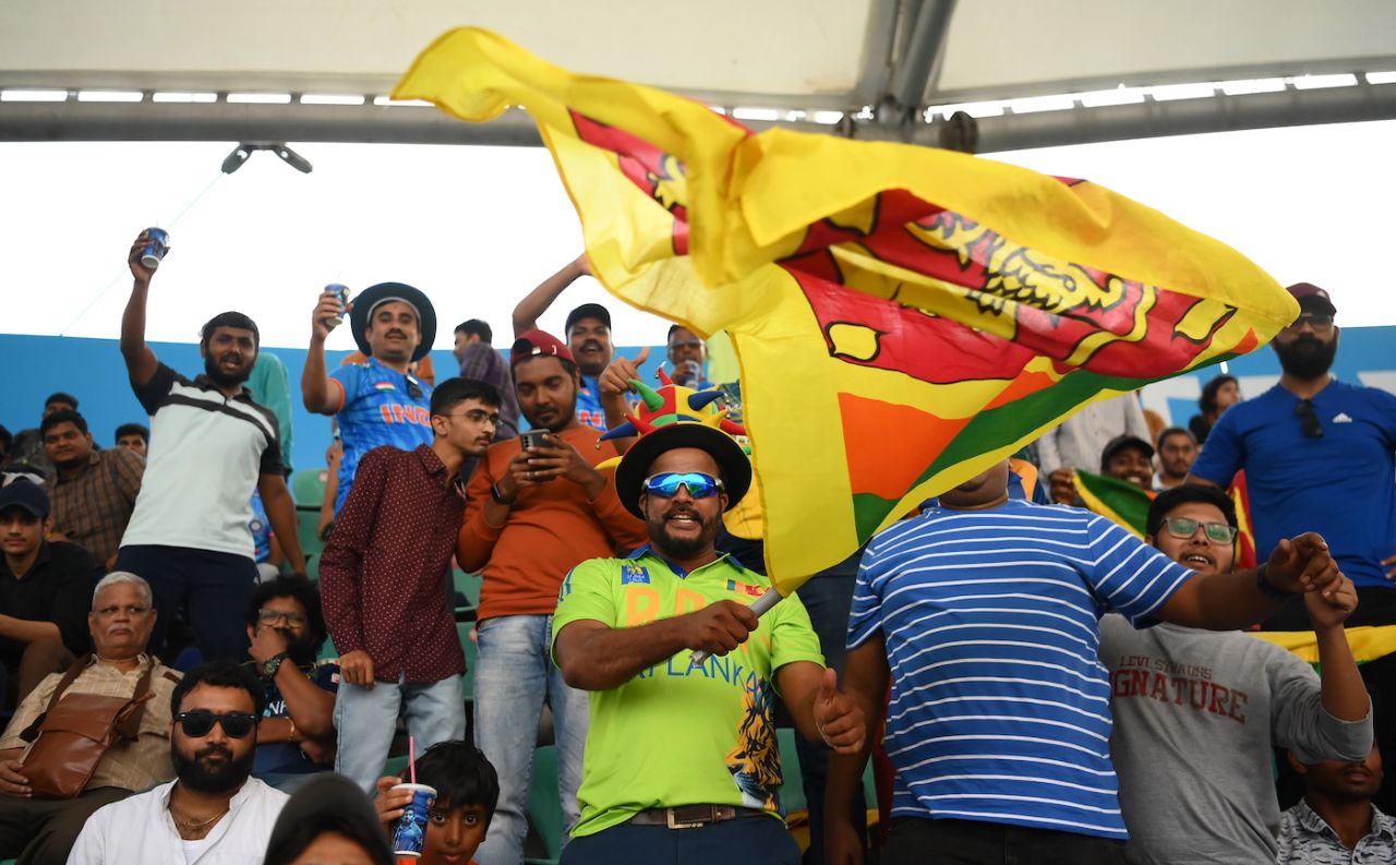 Sri Lankan Fans In Hyderabad, Pakistan Vs Sri Lanka, World Cup, Hyderabad, October 10, 2023