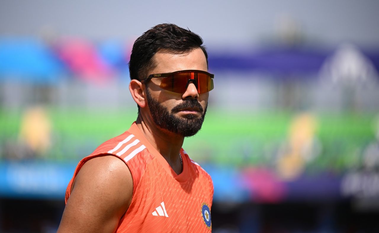 Virat Kohli warms up ahead of the Afghanistan game, India vs Afghanistan, ODI World Cup, Delhi, October 11, 2023