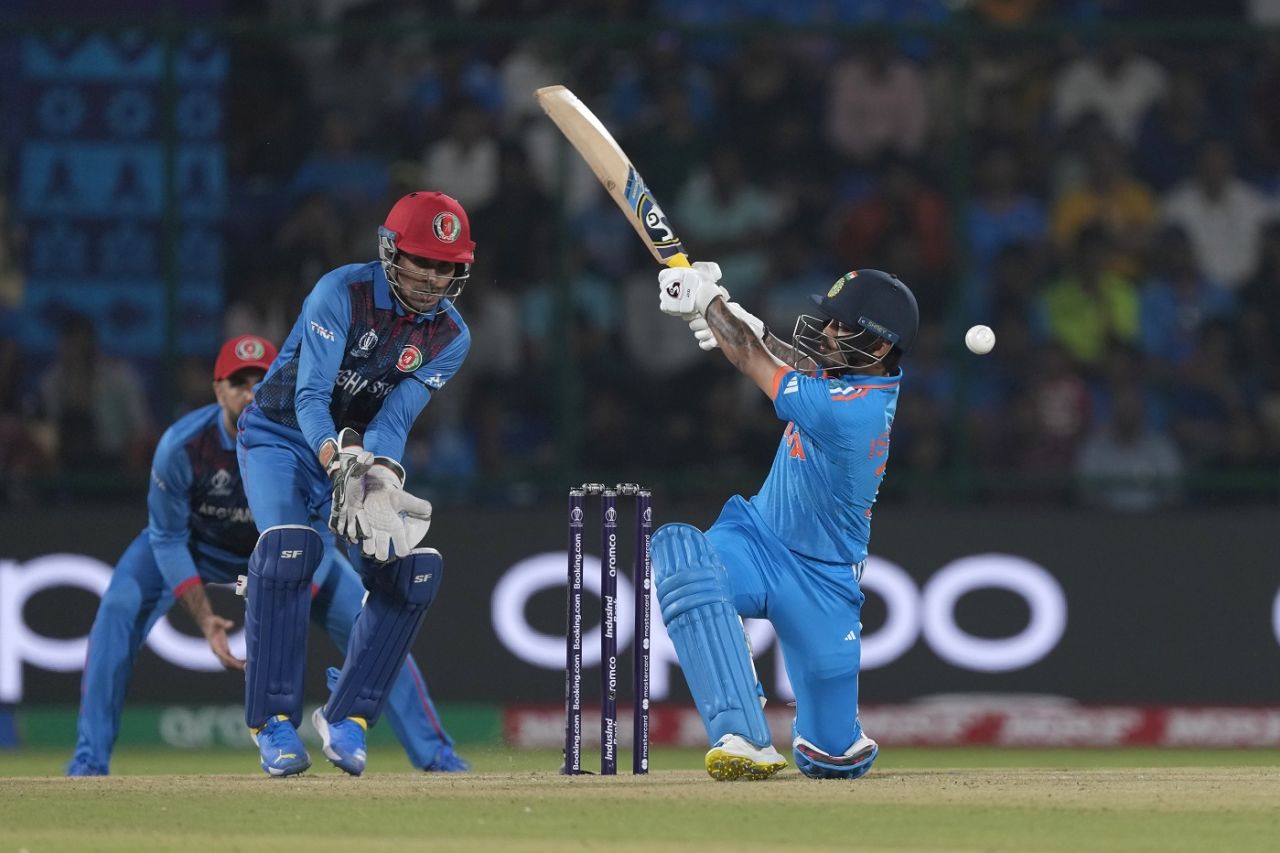 Ishan Kishan took his time to get going, India vs Afghanistan, ODI World Cup, Delhi, October 11, 2023