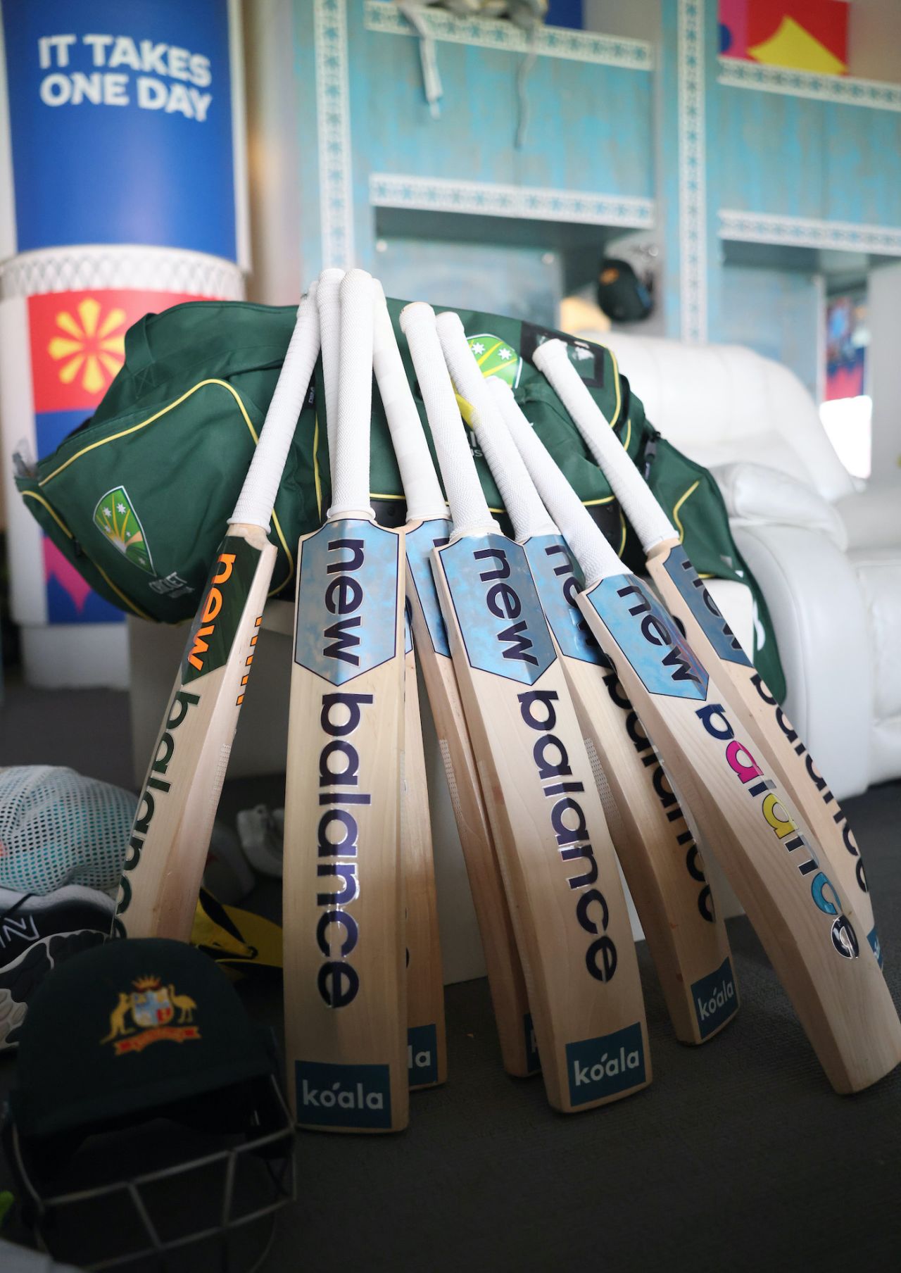 Whose in the Australian team owns these bats? Australia vs South Africa, Men's ODI World Cup 2023, Lucknow, October 12, 2023