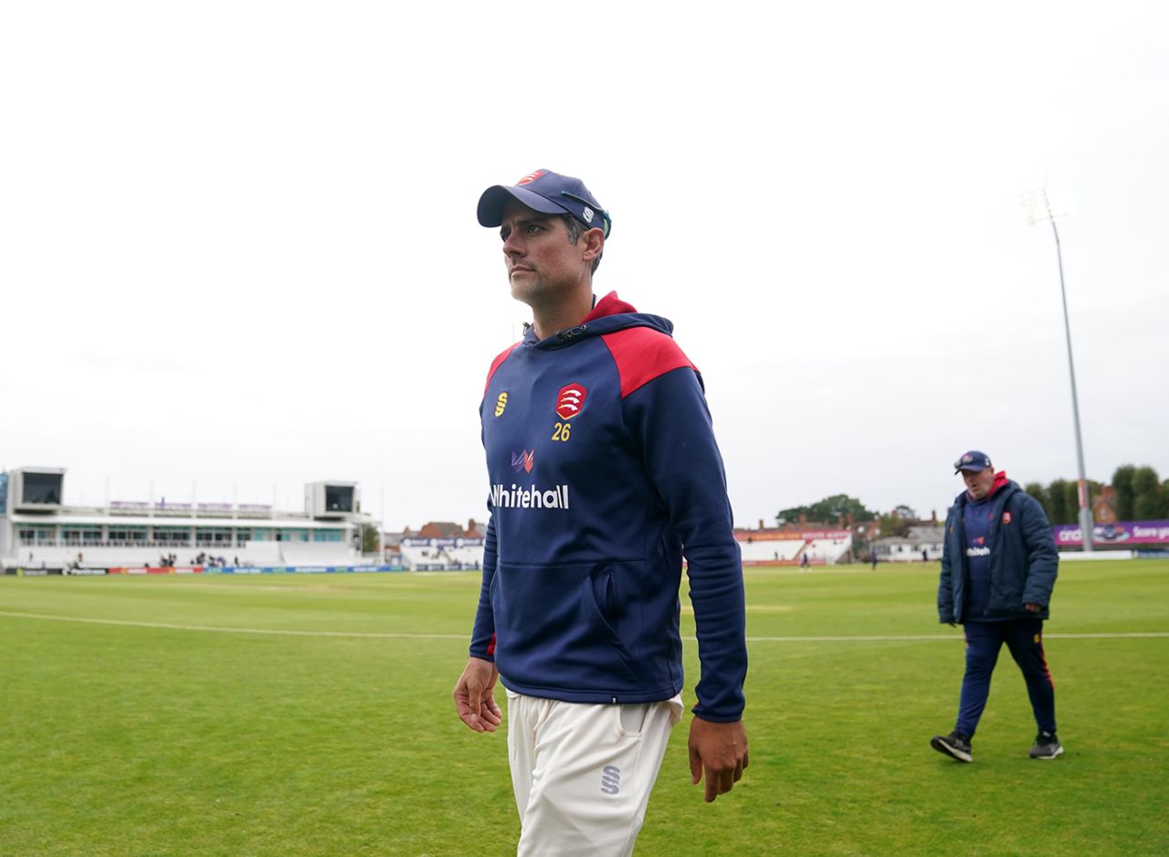 Alastair Cook made his final professional appearance for Essex at Wantage Road, Northamptonshire vs Essex, County Championship, Division One, Wantage Road, September 28, 2023