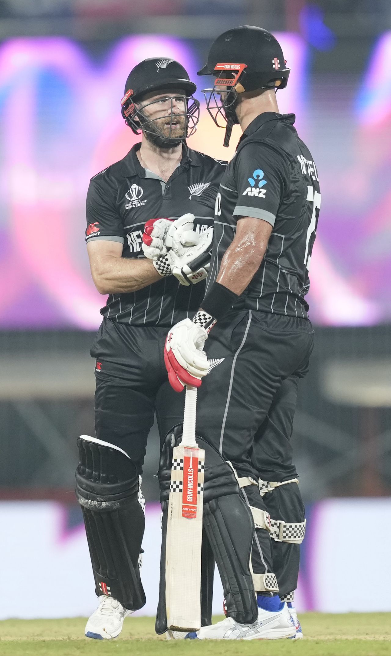 Kane Williamson and Daryl Mitchell put on a big stand for the third wicket, Bangladesh vs New Zealand, World Cup, Chennai, October 13, 2023