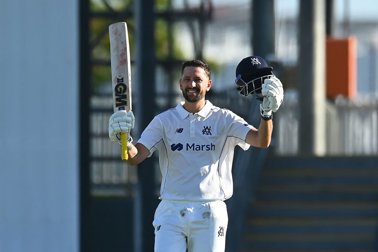Matt Short rescued Victoria with a century, Queensland vs Victoria, Sheffield Shield, Mackay, October 14, 2023