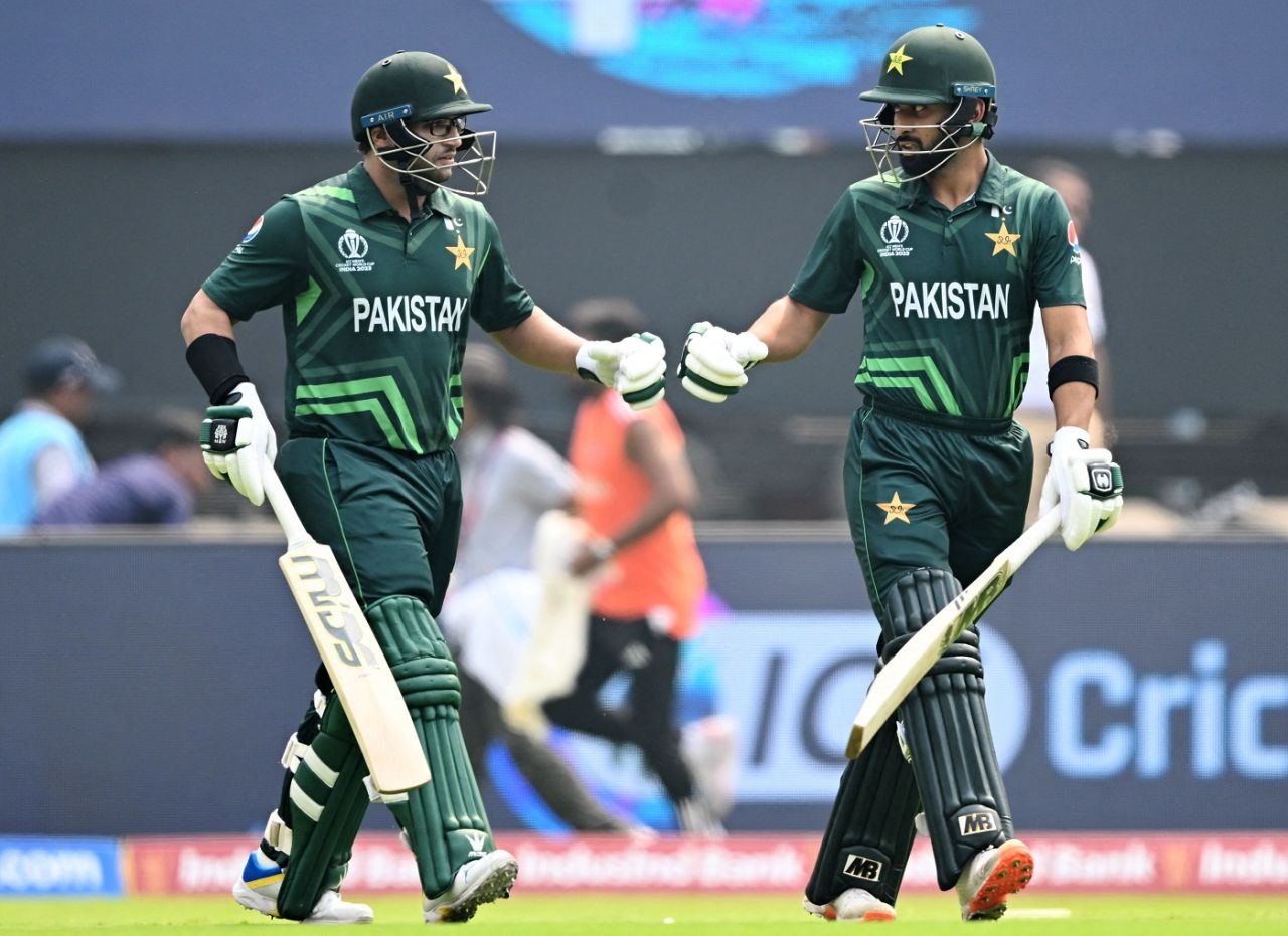 It was Abdullah Shafique's first World Cup match against India while Imam-ul-Haq had already played one in 2019, India vs Pakistan, Men's World Cup 2023, Ahmedabad, October 14, 2023
