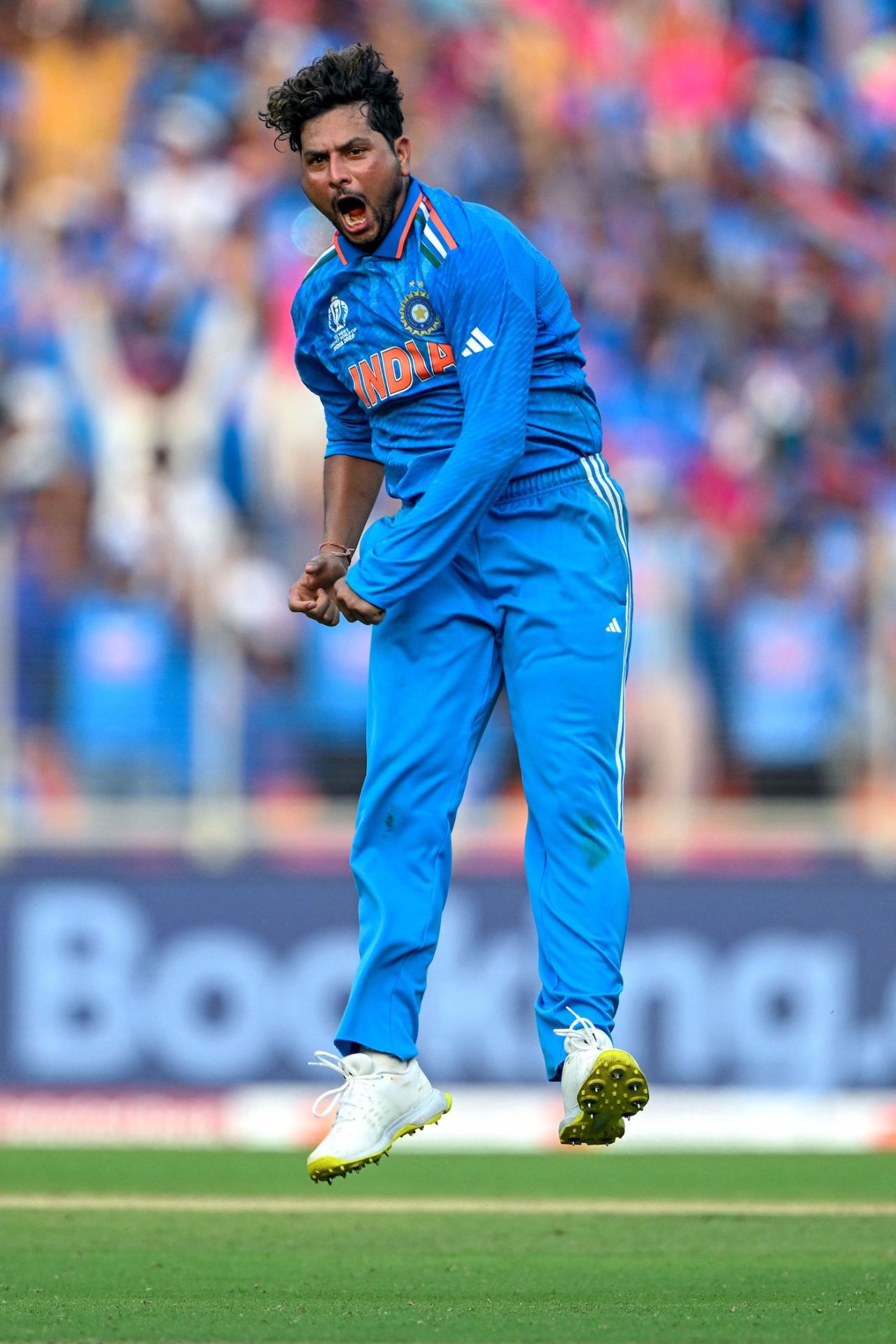 Kuldeep Yadav sliced through the Pakistan middle order, India vs Pakistan, Men's World Cup 2023, Ahmedabad, October 14, 2023