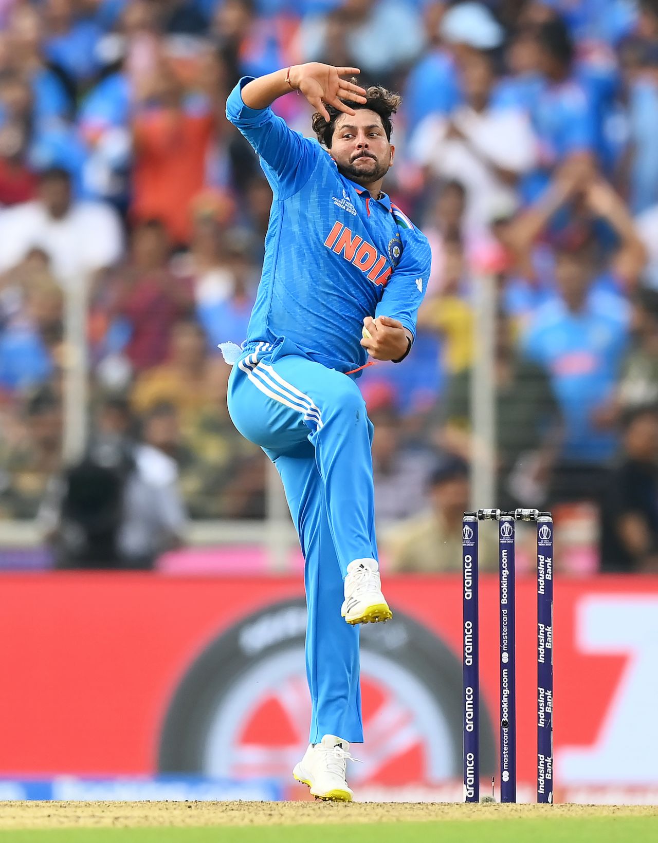 Kuldeep Yadav finished with figures of 2 for 35, India vs Pakistan, Men's World Cup 2023, Ahmedabad, October 14, 2023