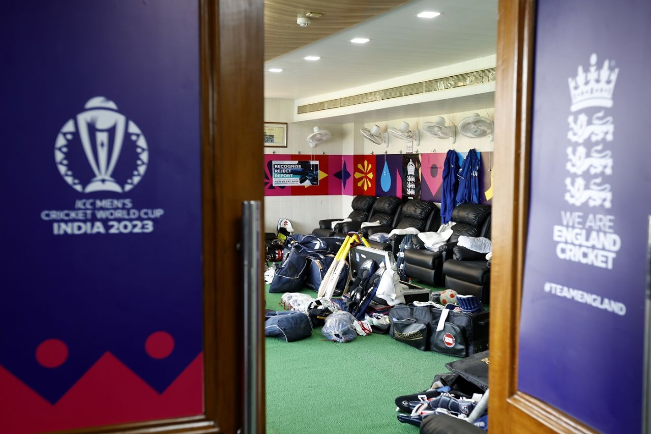 A peep into the England change room, England vs Afghanistan, Men's Cricket World Cup 2023, Delhi, October 15, 2023