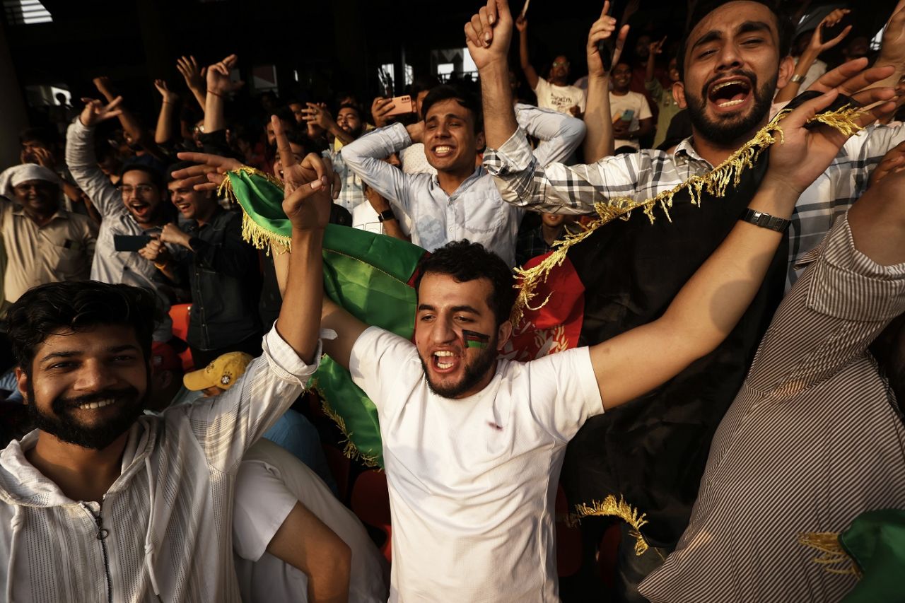 The Afghanistan fans were out in numbers supporting their team, Afghanistan vs England, ODI World Cup, Delhi, October 15, 2023