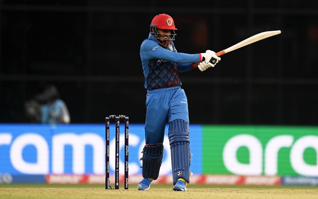 Mujeeb Ur Rahman walked in and smashed the England bowlers around from the get-go, Afghanistan vs England, ODI World Cup, Delhi, October 15, 2023