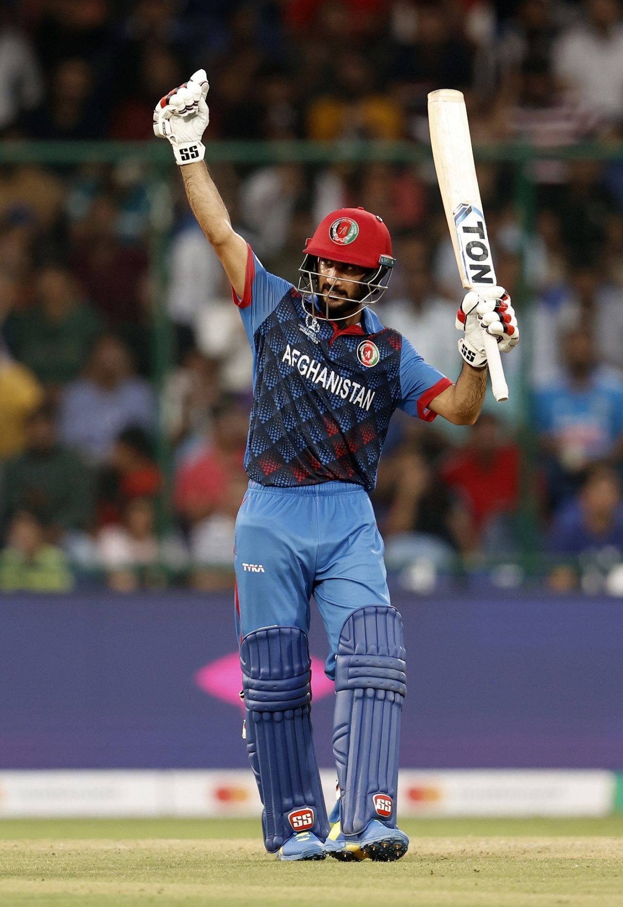 Ikram Alikhil brought up a half-century off just 61 balls to revive Afghanistan, England vs Afghanistan, Men's Cricket World Cup 2023, Delhi, October 15, 2023