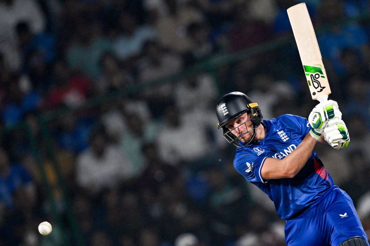 Jos Buttler had a short stay at the crease, England vs Afghanistan, Men's ODI World Cup 2023, Delhi, October 15, 2023