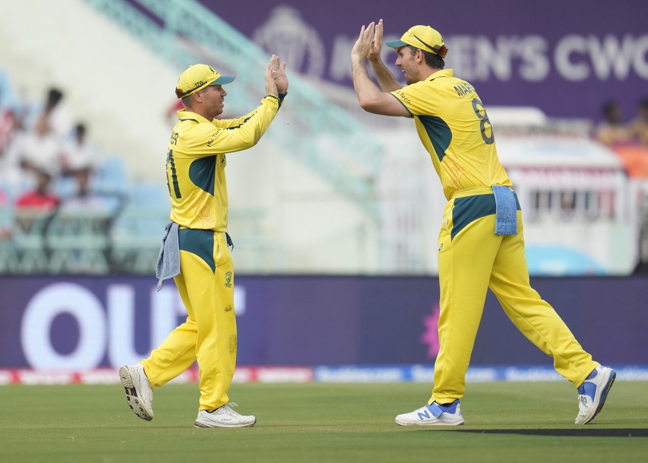 David Warner took a good catch to get rid of Pathum Nissanka, Australia vs Sri Lanka, World Cup, Lucknow, October 16, 2023