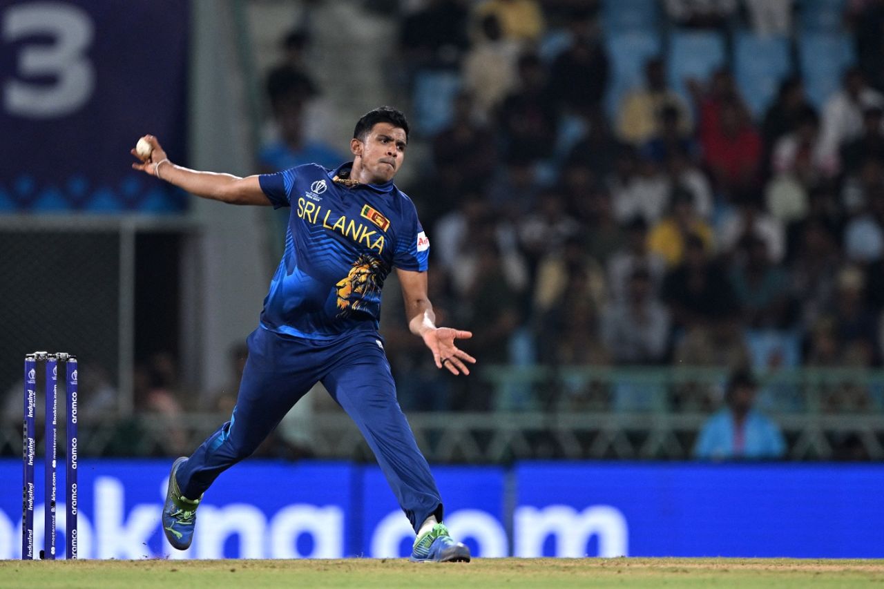 Australia nullified the Maheesh Theekshana threat at the start, thanks to Mitchell Marsh, Australia vs Sri Lanka, World Cup, Lucknow, October 16, 2023