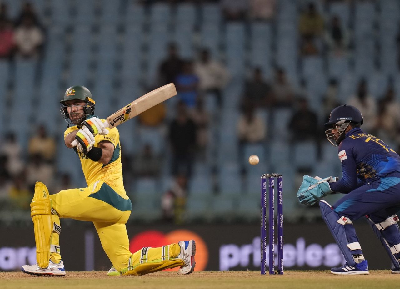 Glenn Maxwell took no time to take the attack to Sri Lanka, Australia vs Sri Lanka, World Cup 2023, Lucknow, October 16, 2023