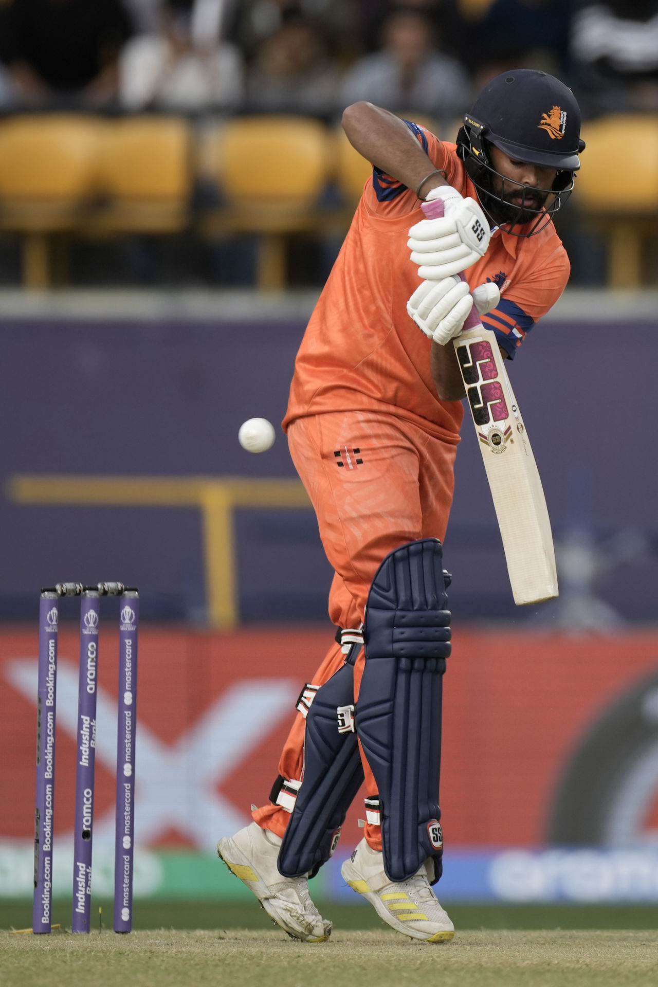 Vikramjit Singh was the quieter of the openers early on, Netherlands vs South Africa, World Cup, Dharamsala, October 17, 2023