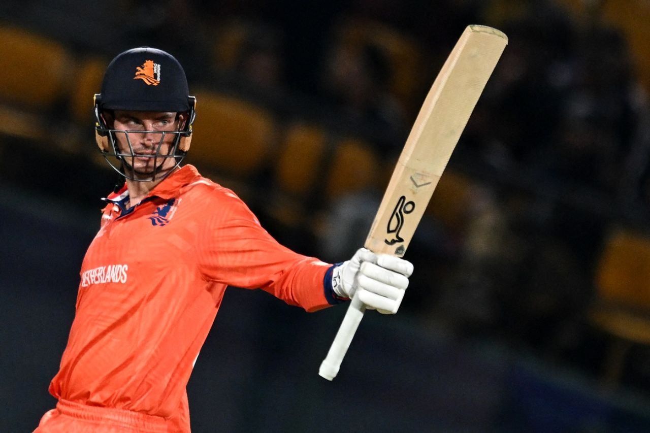 Scott Edwards hit an unbeaten 78 off 69, Netherlands vs South Africa, World Cup, Dharamsala, October 17, 2023