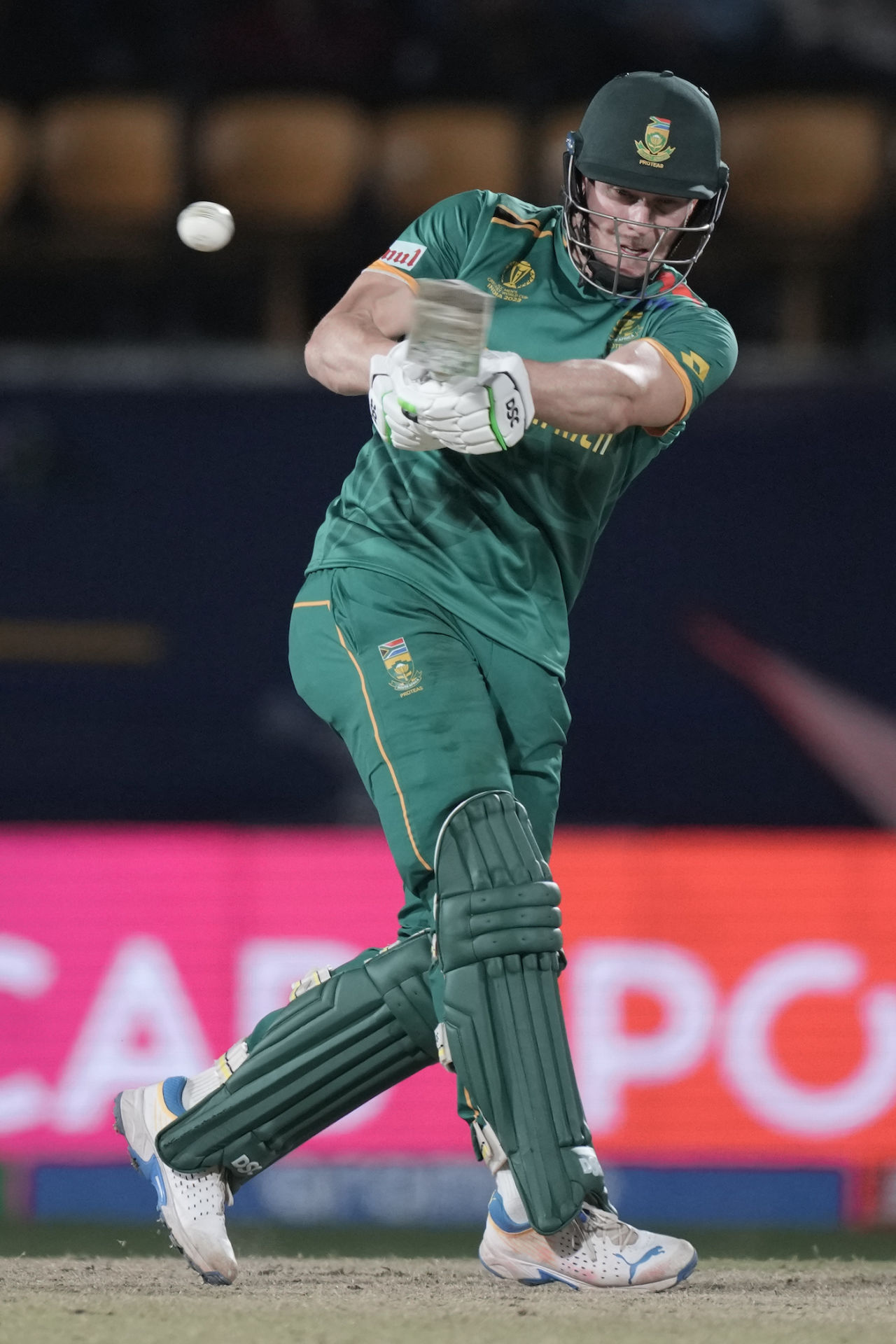 David Miller batlled hard as the South African innings lost its way, Netherlands vs South Africa, World Cup, Dharamsala, October 17, 2023