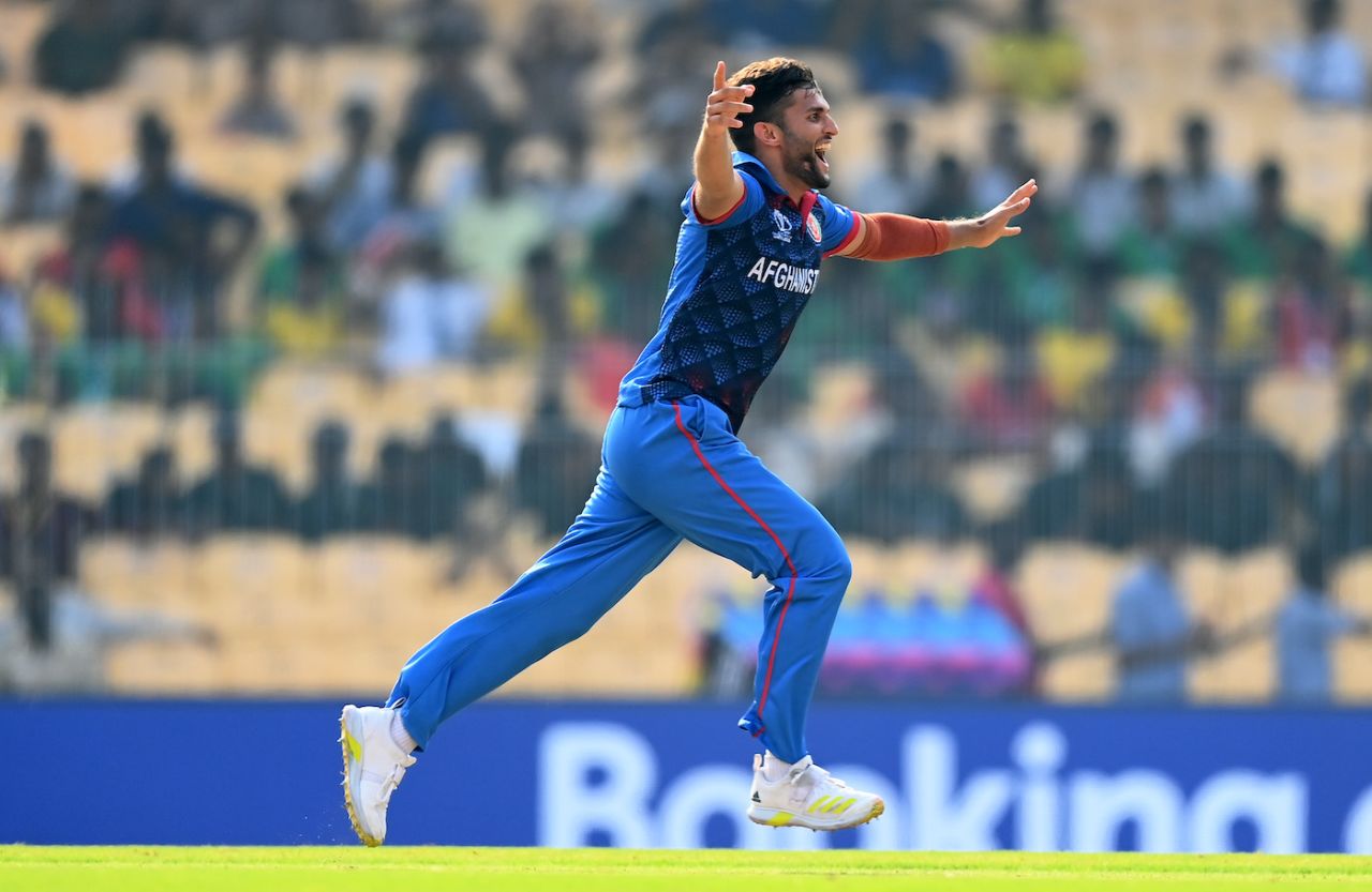 Azmatullah Omarzai went bang-bang in the 21st over, New Zealand vs Afghanistan, Men's ODI World Cup, Chennai, October 18, 2023