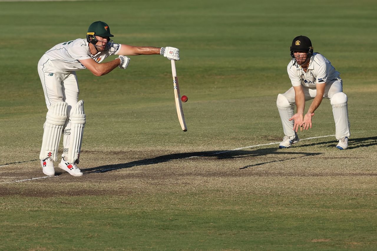 Beau Webster hung on to help Tasmania draw, Western Australia vs Tasmania, Sheffield Shield, WACA, October 18, 2023