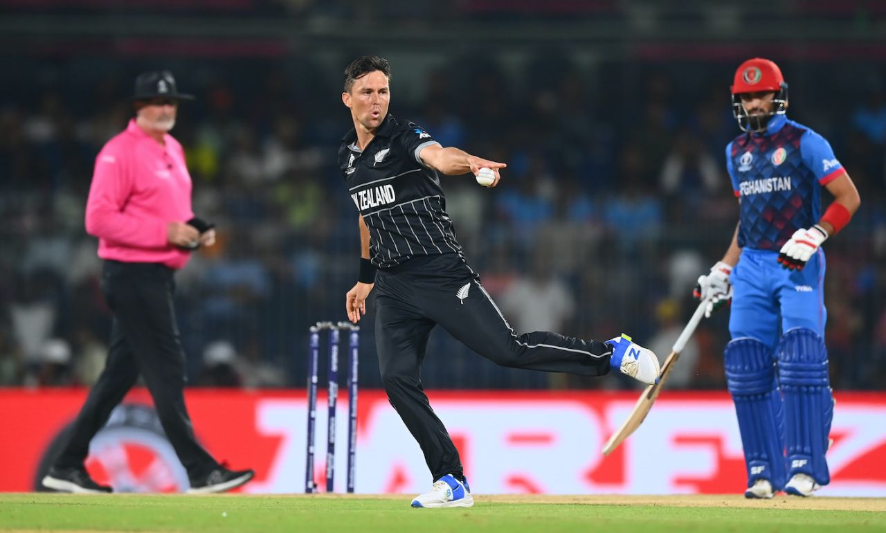 Trent Boult bowled a lot of dots early on, New Zealand vs Afghanistan, Men's ODI World Cup, Chennai, October 18, 2023