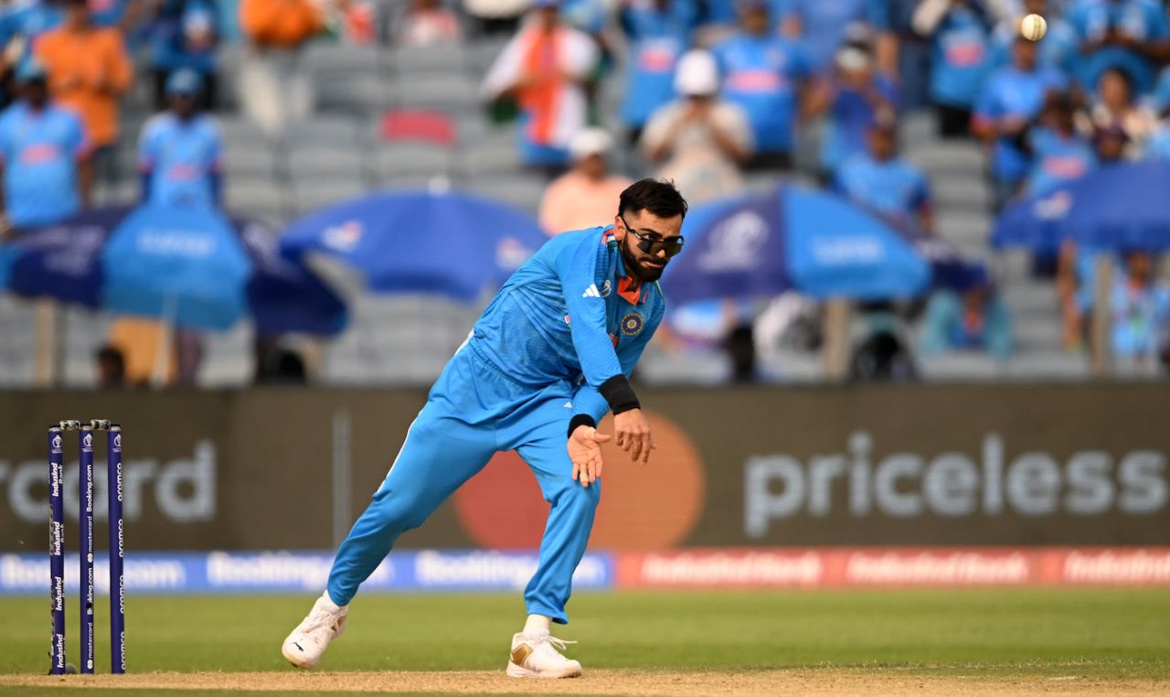Virat Kohli completed Hardik Pandya's first over, Bangladesh vs India, World Cup, Pune, October 19, 2023