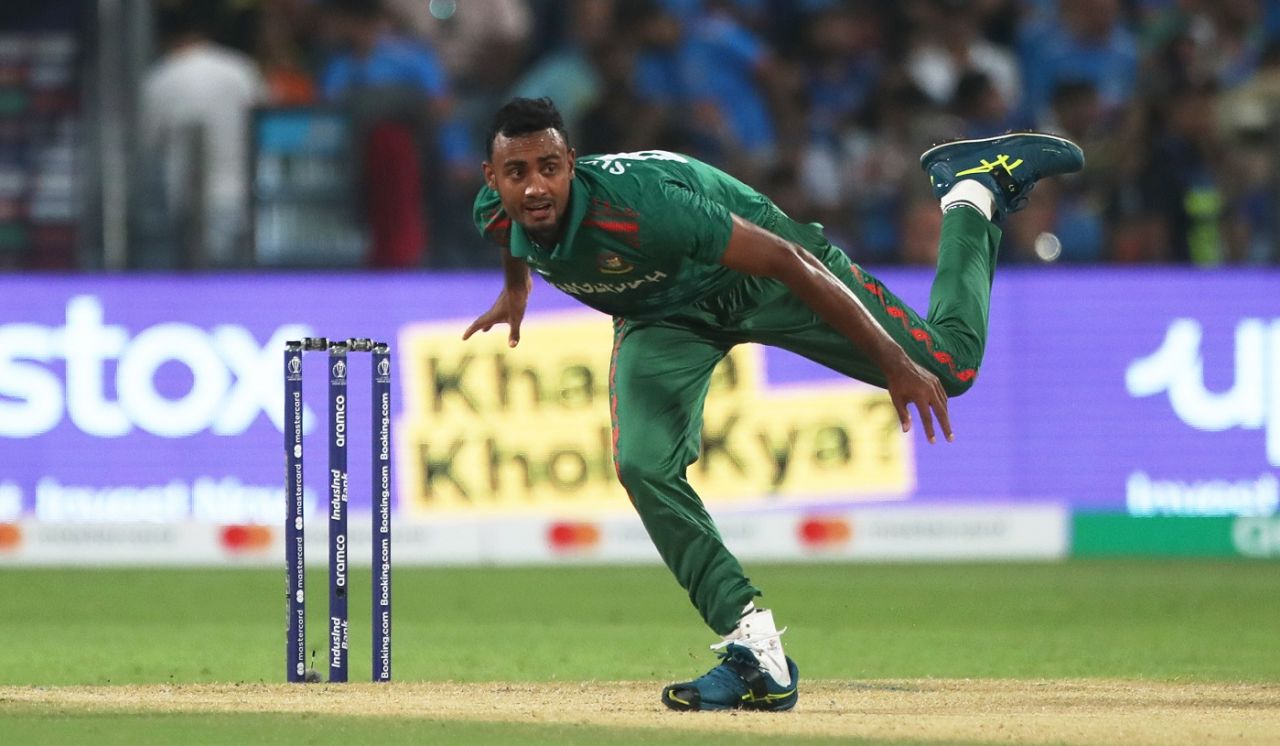 Shoriful Islam took the new ball, Men's ODI World Cup, Pune, October 19, 2023