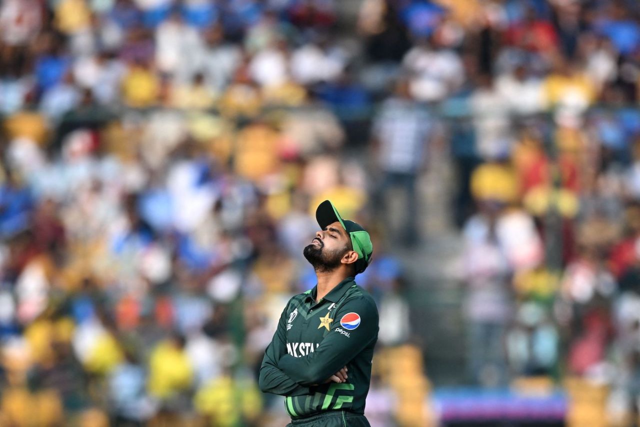Babar Azam's expression spoke of Pakistan's fielding lapses, Australia vs Pakistan, Men's World Cup 2023, Bengaluru, October 20, 2023