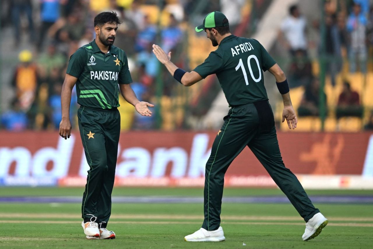 Haris Rauf's last spell fetched him some wickets , Australia vs Pakistan, Men's World Cup 2023, Bengaluru, October 20, 2023