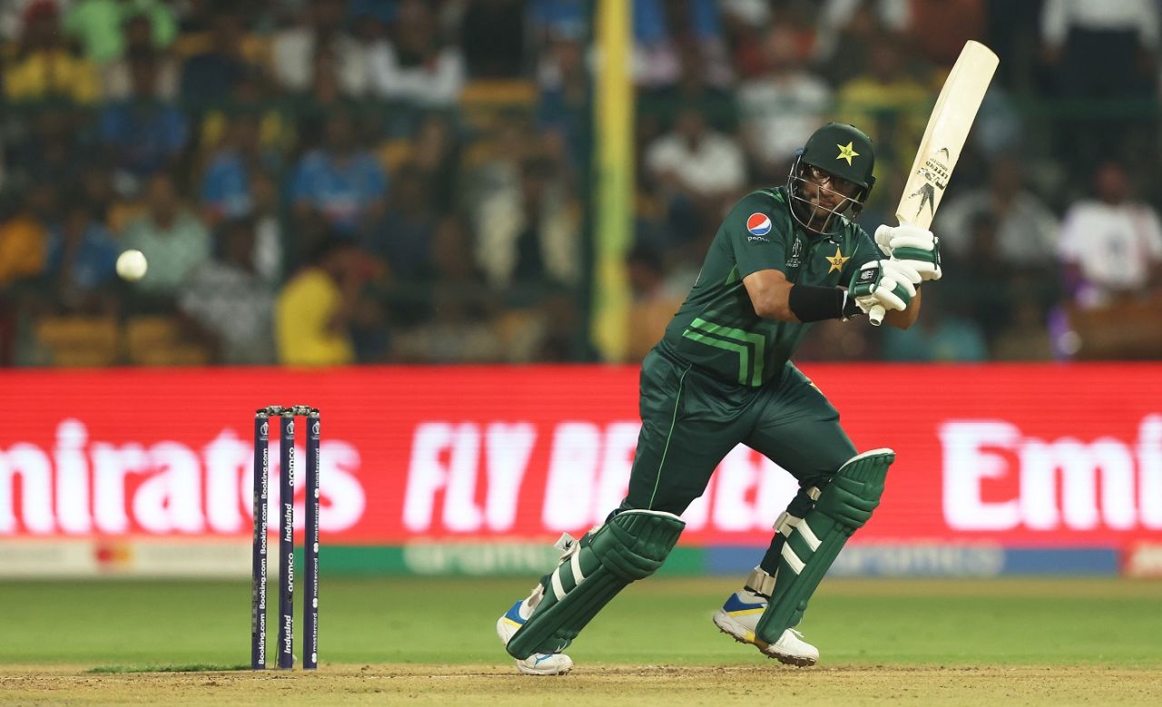 Imam-ul-Haq clips one through square leg, Australia vs Pakistan, Men's World Cup 2023, Bengaluru, October 20, 2023