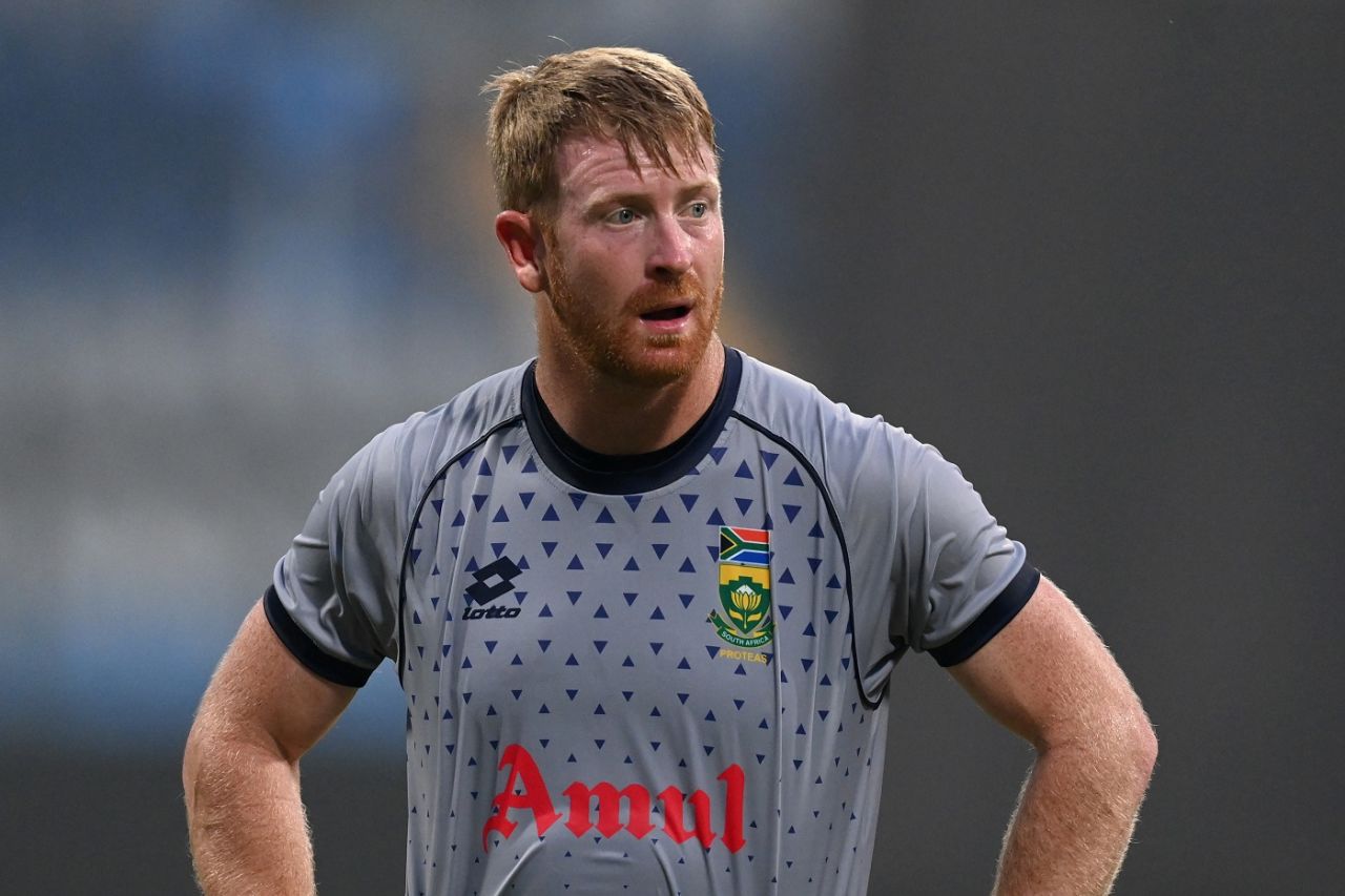Heinrich Klaasen looks on during training, Men's World Cup 2023, Mumbai, October 20, 2023