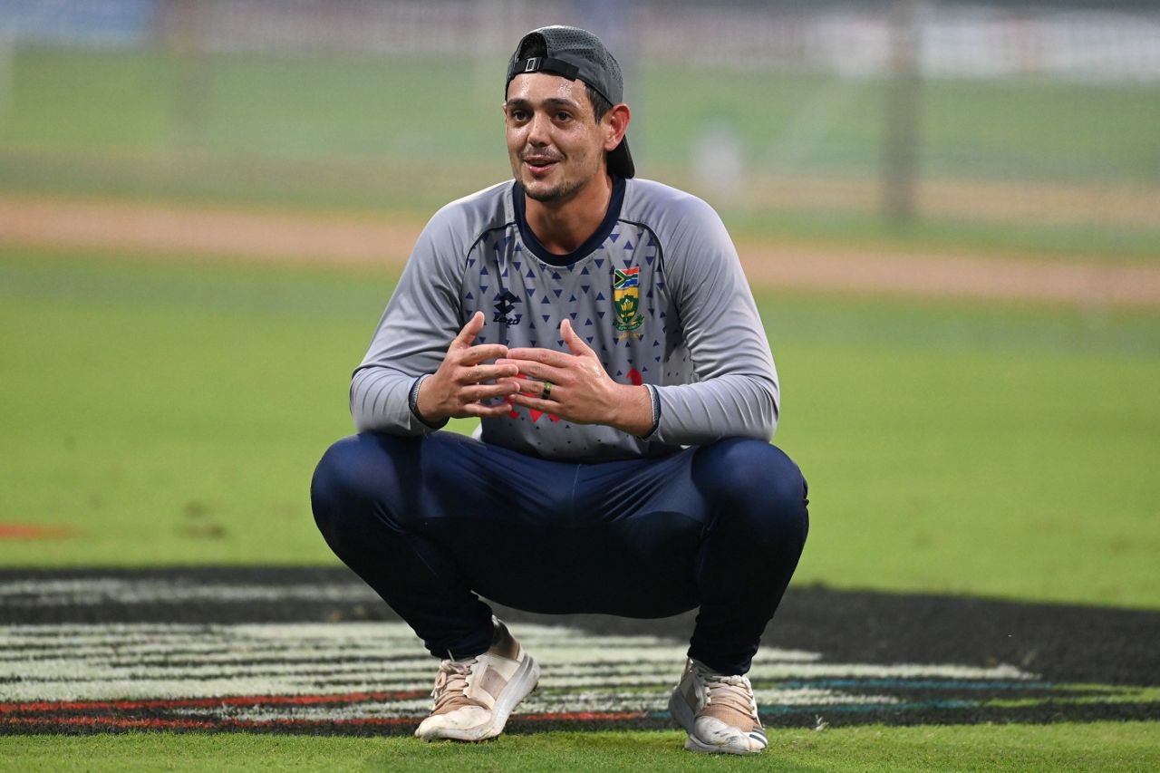 Quinton de Kock already has two hundreds in this World Cup, Men's World Cup 2023, Mumbai, October 20, 2023