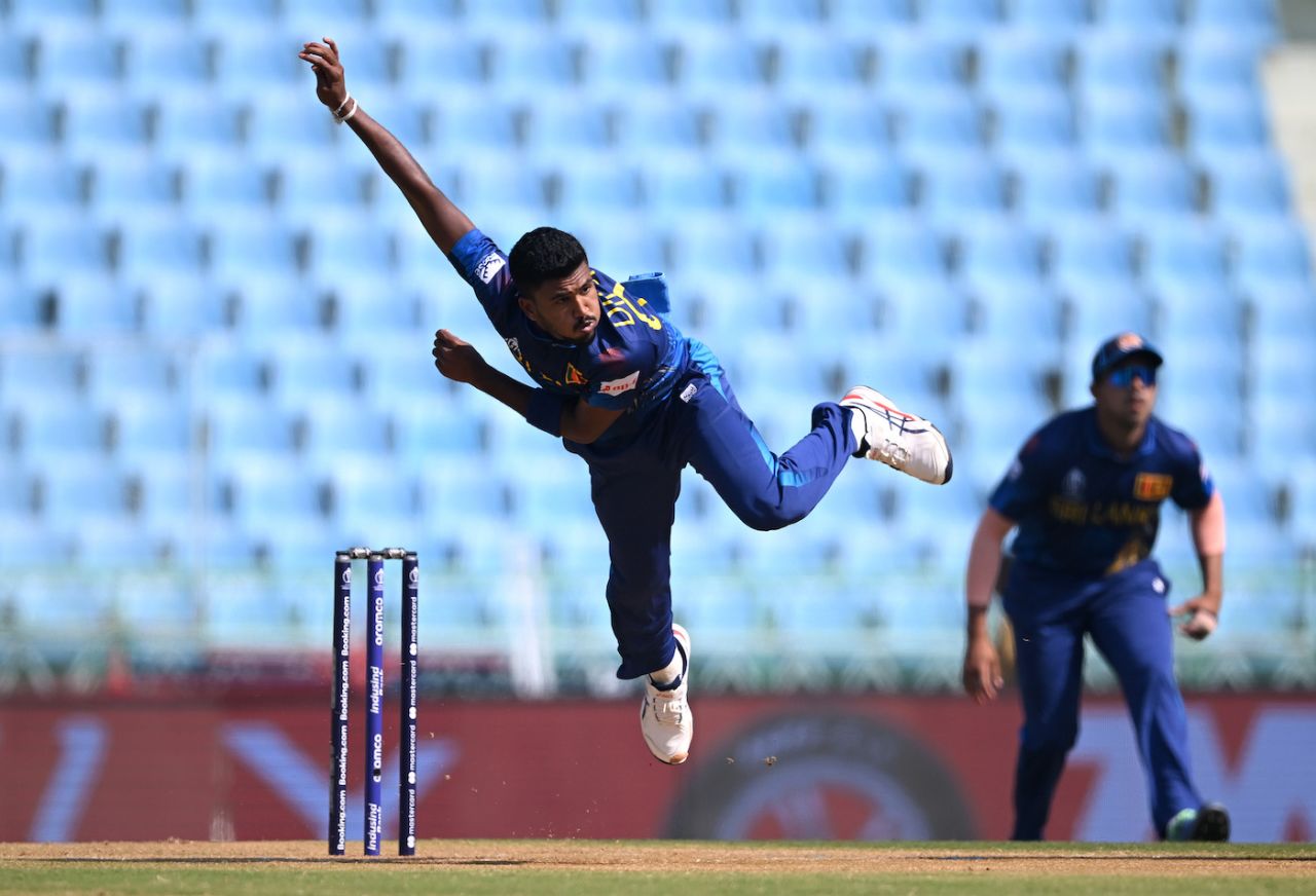 Dilshan Madushanka set the ball rolling with a maiden over, Netherlands vs Sri Lanka, World Cup, Lucknow, October 21, 2023