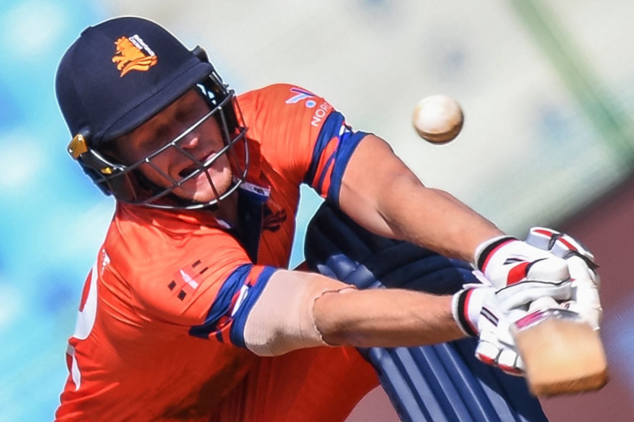 Sybrand Engelbrecht took the fight to the Sri Lankans, Netherlands vs Sri Lanka, World Cup, Lucknow, October 21, 2023