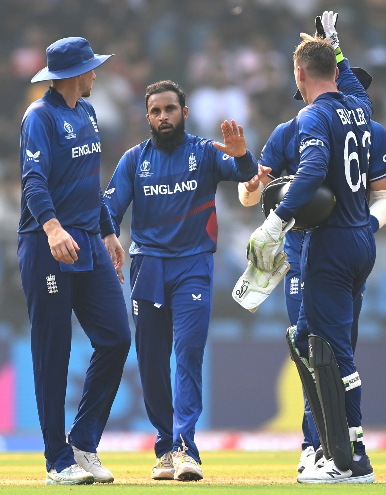 Adil Rashid dismissed the half-centurions Rassie van der Dussen and Reeza Hendricks, England vs South Africa, Men's World Cup 2023, Mumbai, October 21, 2023