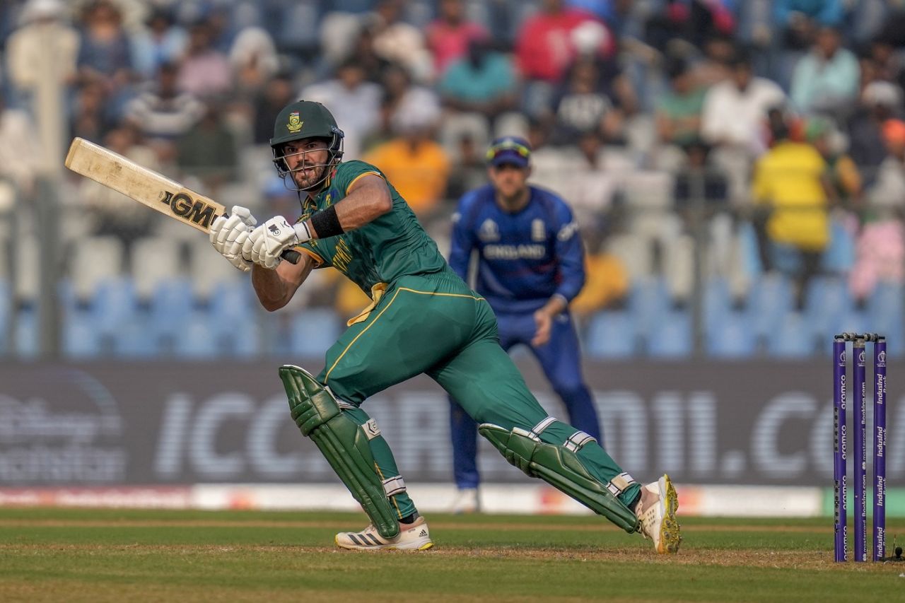 Aiden Markram looked at ease under good batting conditions at the Wankhede Stadium, England vs South Africa, Men's World Cup 2023, Mumbai, October 21, 2023