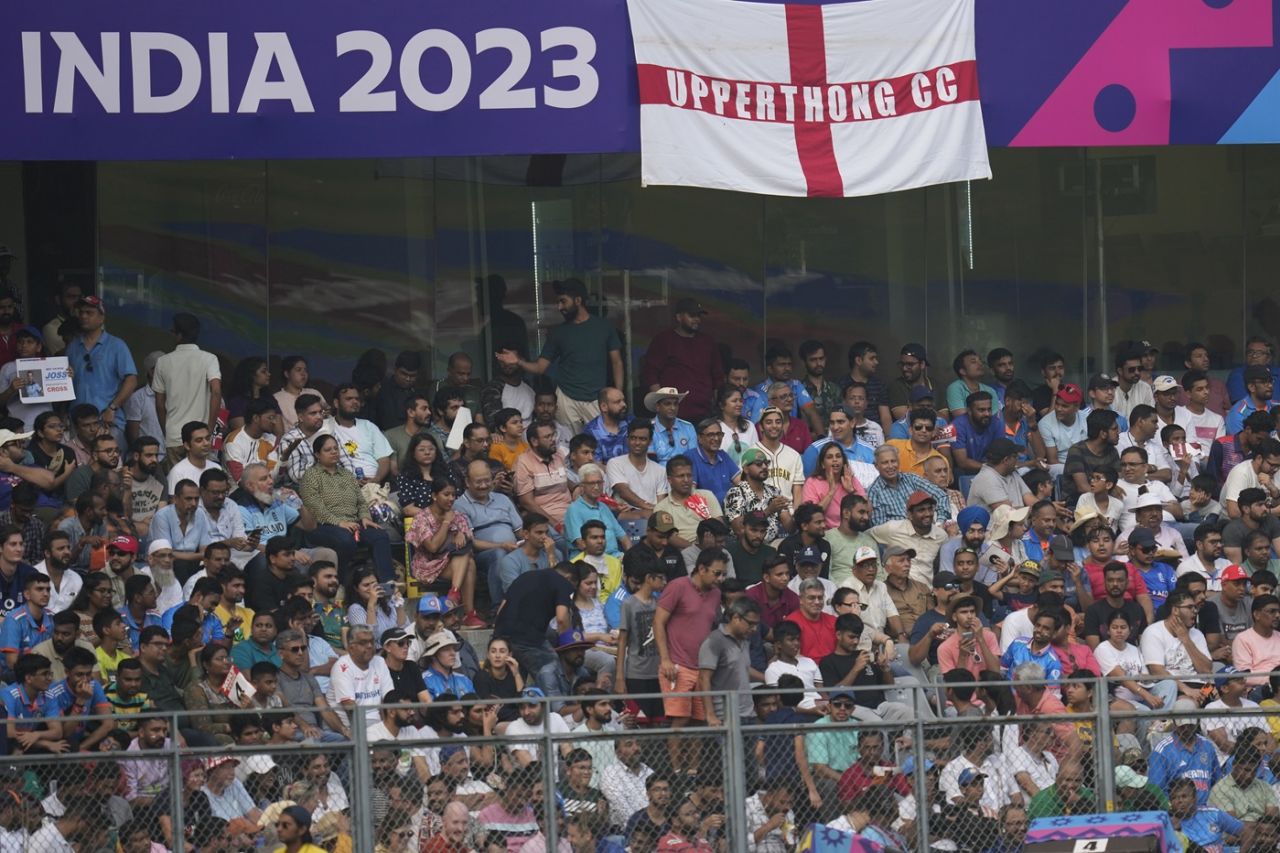 The fans turned up at Wankhede stadium, England vs South Africa, Men's World Cup 2023, Mumbai, October 21, 2023