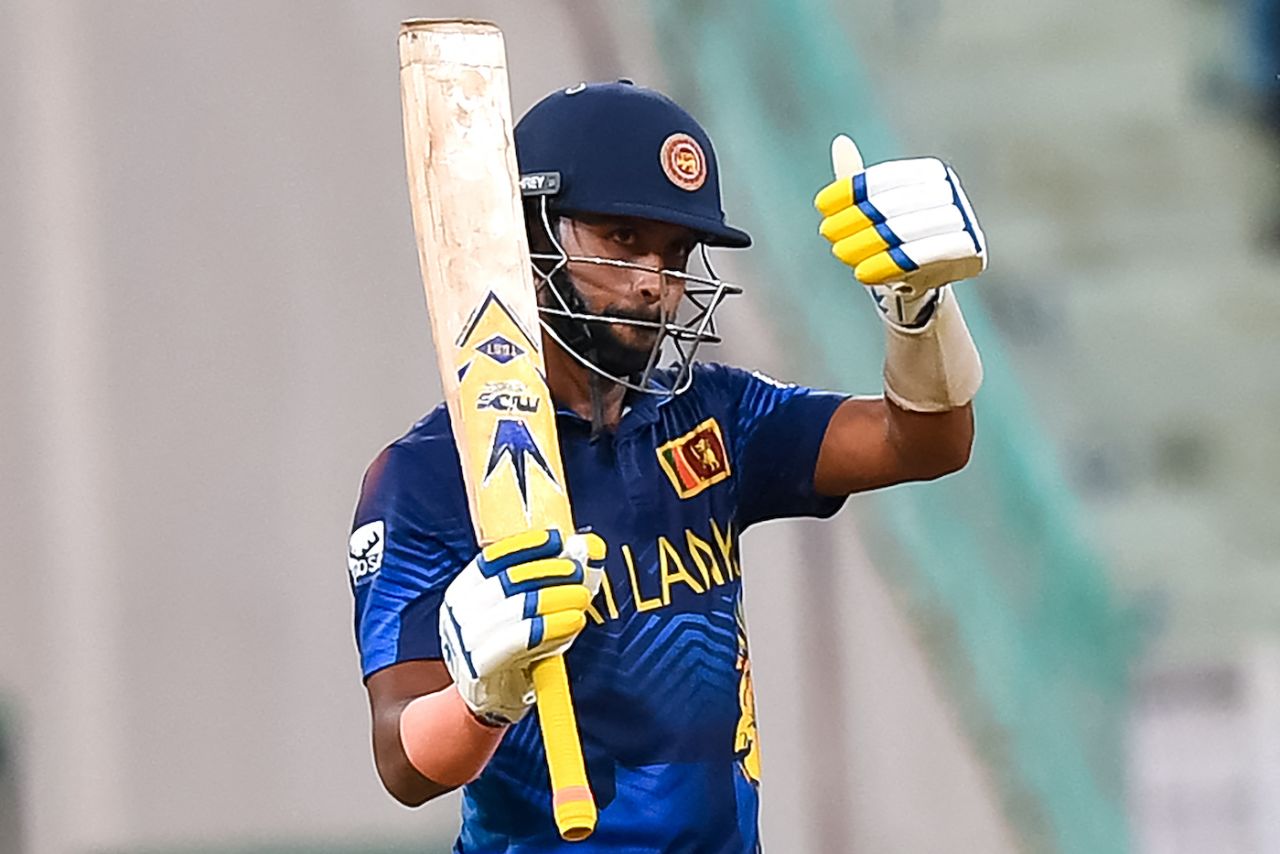Sadeera Samarawickrama played a responsible innings, Netherlands vs Sri Lanka, World Cup, Lucknow, October 21, 2023