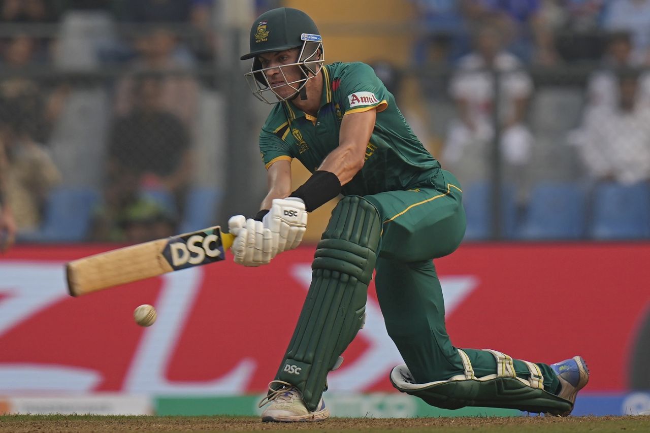 Marco Jansen provided South Africa the much-needed impetus in the final overs, England vs South Africa, Men's World Cup 2023, Mumbai, October 21, 2023