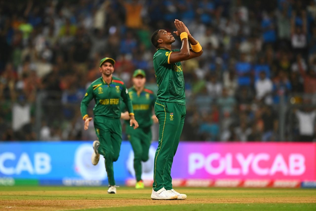 Lungi Ngidi enjoyed Jonny Bairstow's wicket, England vs South Africa, Men's World Cup 2023, Mumbai, October 21, 2023