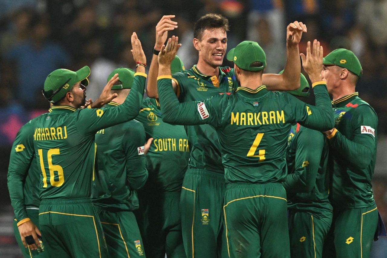 Marco Jansen struck twice with the new ball, England vs South Africa, Men's World Cup 2023, Mumbai, October 21, 2023