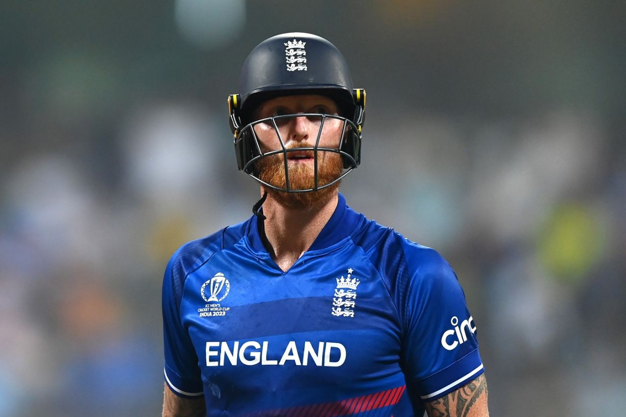 Ben Stokes' return with the bat lasted eight balls, England vs South Africa, Men's World Cup 2023, Mumbai, October 21, 2023