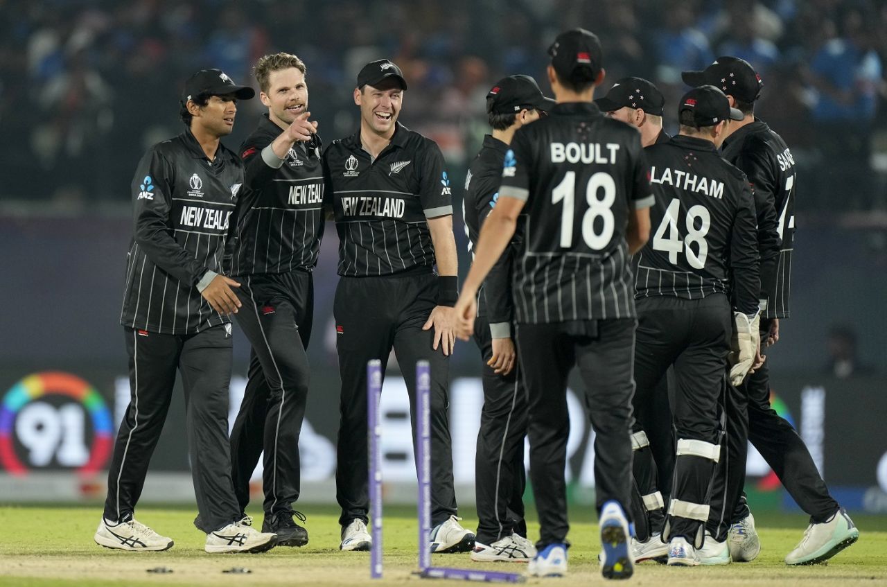 Lockie Ferguson castled Rohit Sharma before also accounting for Shubman Gill's wicket, India vs New Zealand, Men's ODI World Cup, Dharamsala, October 22, 2023