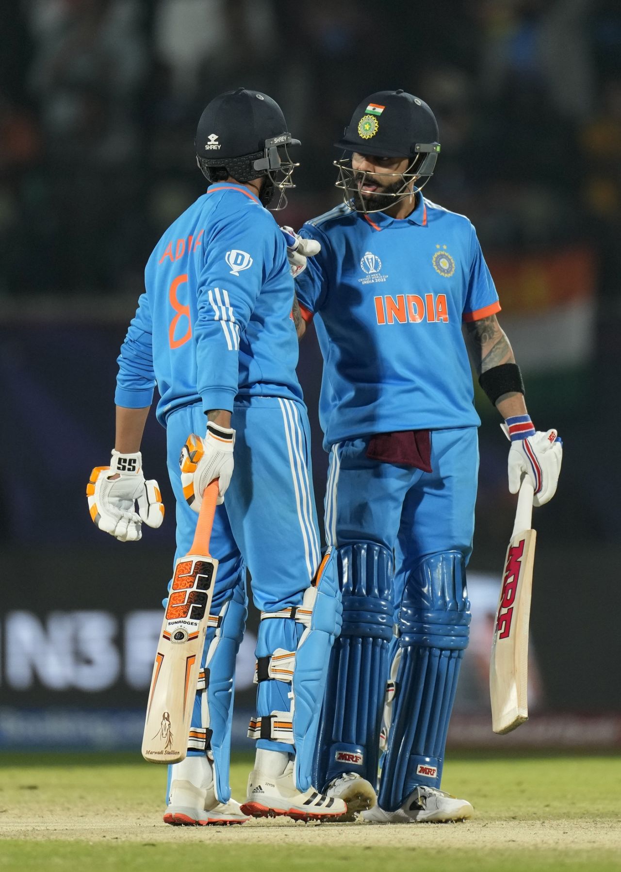 Virat Kohli and Ravindra Jadeja operated at full intensity, India vs New Zealand, Men's ODI World Cup, Dharamsala, October 22, 2023