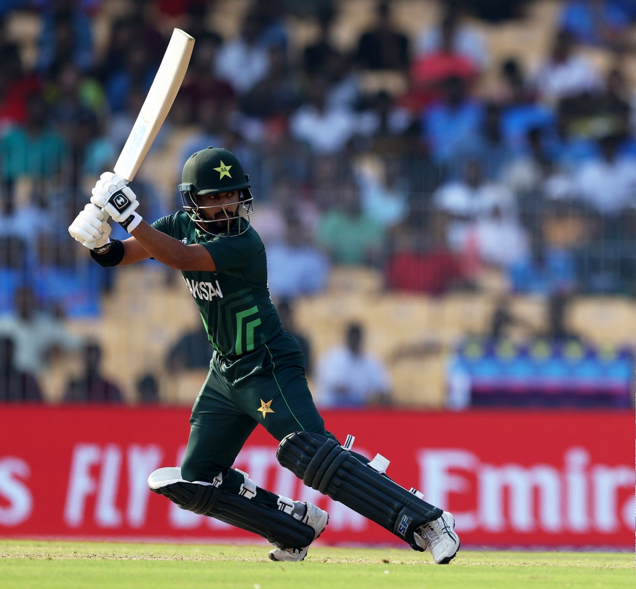Saud Shakeel got busy as soon as he walked in, Pakistan vs Afghanistan, Men's World Cup 2023, Chennai, October 23, 2023