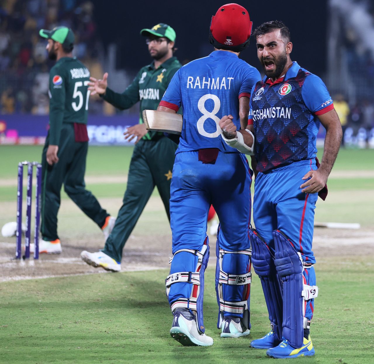 Hashmatullah Shahidi finished with 48* off 45 balls, Pakistan vs Afghanistan, Men's World Cup 2023, Chennai, October 23, 2023