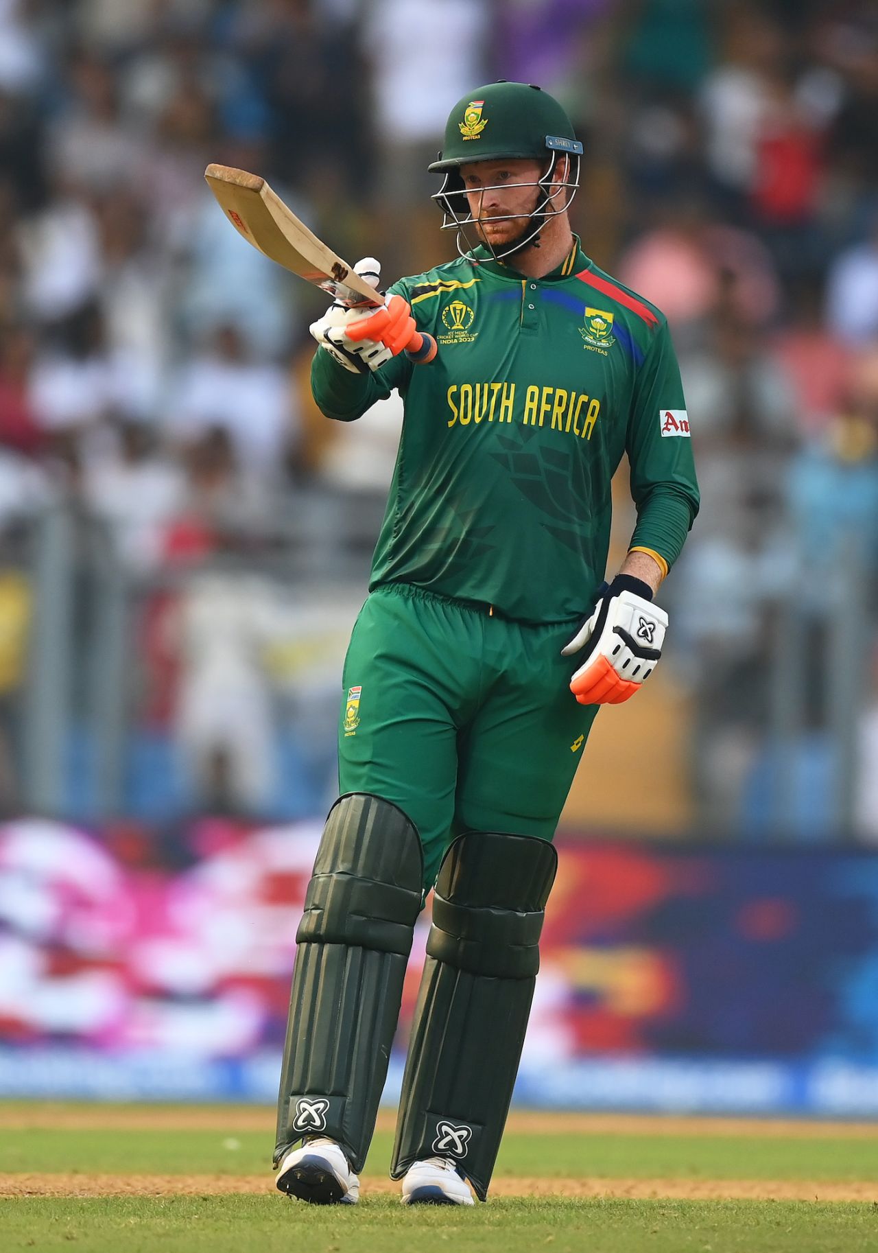 Heinrich Klaasen brings up his half-century, Bangladesh vs South Africa, ODI World Cup, Mumbai, October 24, 2023
