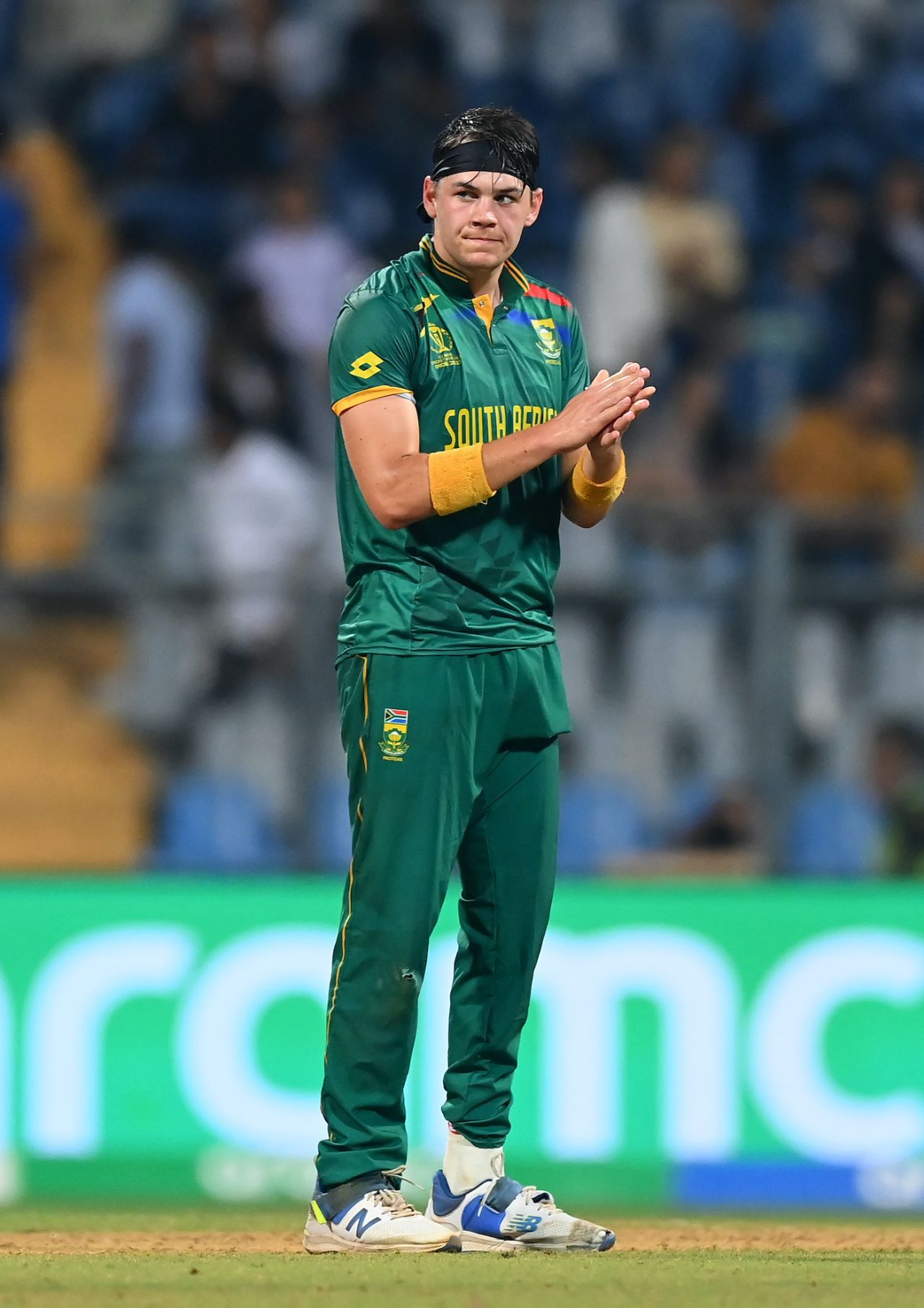 Gerald Coetzee finished with 3 for 62, Bangladesh vs South Africa, ODI World Cup, Mumbai, October 24, 2023