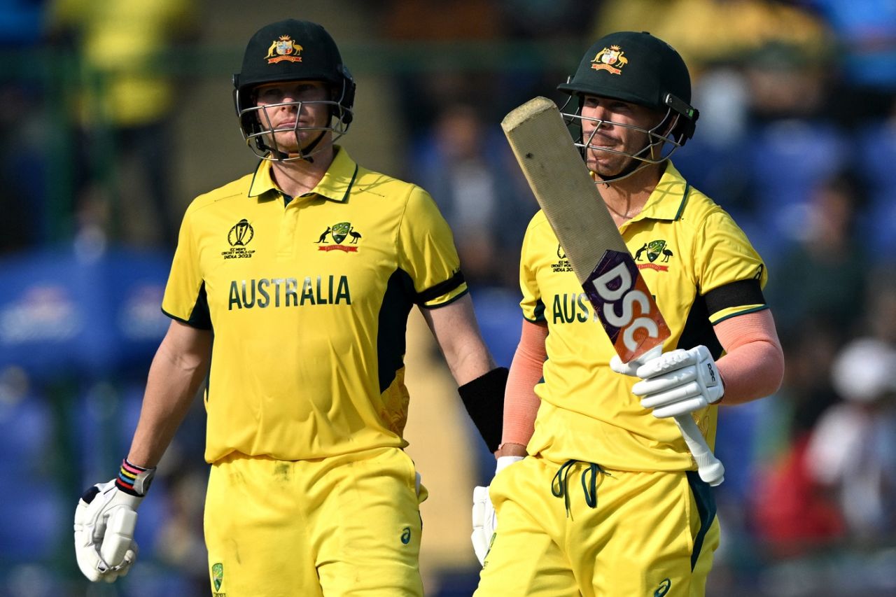 Steven Smith and David Warner stitched a 132-run stand off 118 balls, Australia vs Netherlands, Men's ODI World Cup 2023, Delhi, October 25, 2023