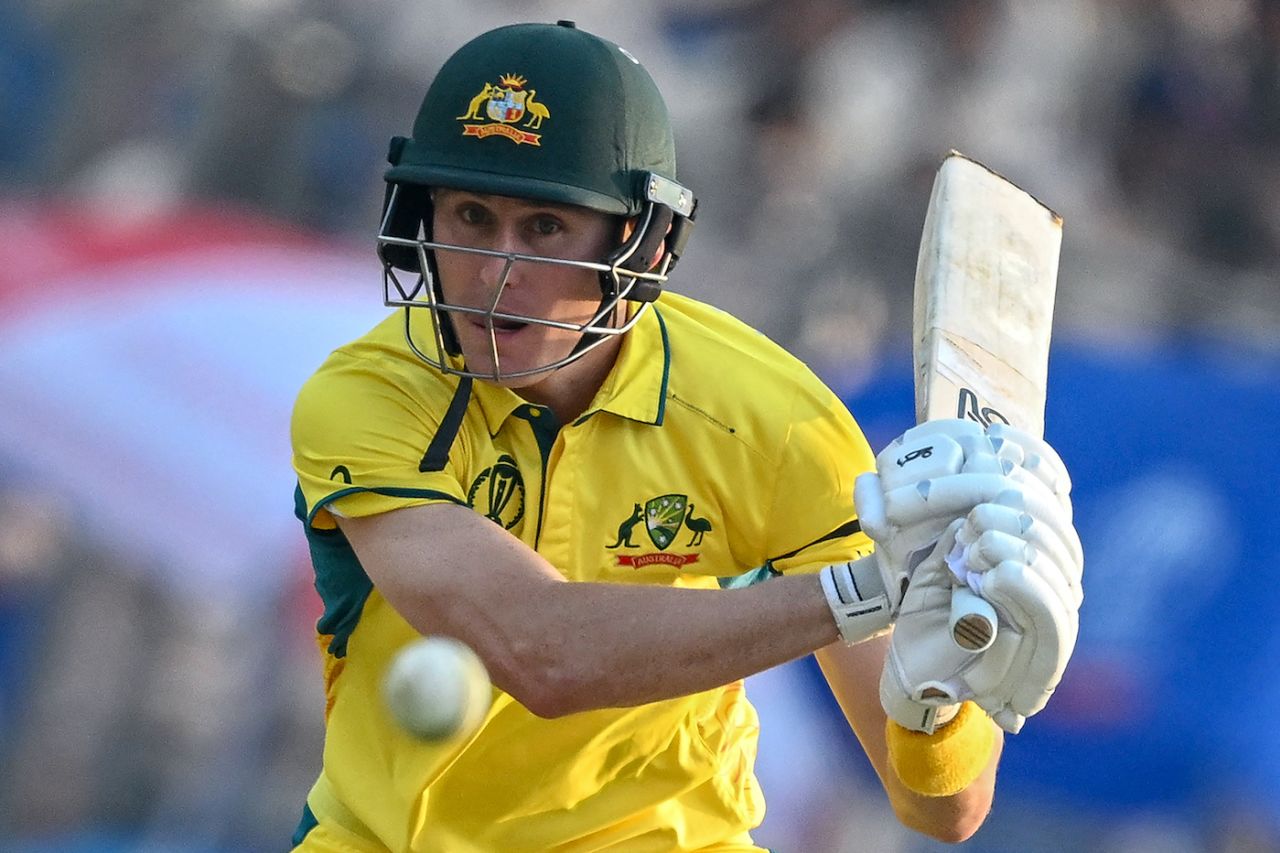 Marnus Labuschagne reached fifty in the 35th over, Australia vs Netherlands, Men's ODI World Cup 2023, Delhi, October 25, 2023